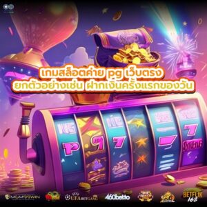 เกมสล็อตค่าย pg เว็บตรง ยกตัวอย่างเช่น ฝากเงินครั้งแรกของวัน